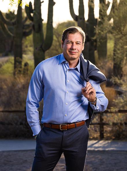 Portrait of Chris James