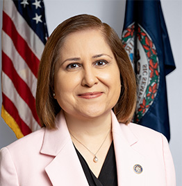 Portrait of Ghazala Hashmi